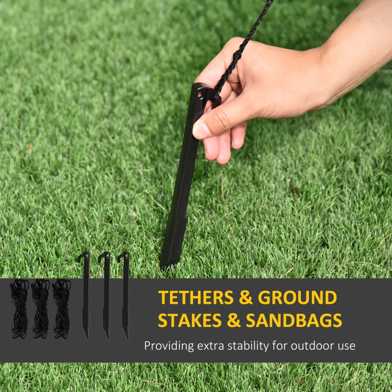 HOMCOM 6.5ft Inflatable Snowman LED Christmas Xmas Air Blown Holiday Decoration Outdoor Garden Decor