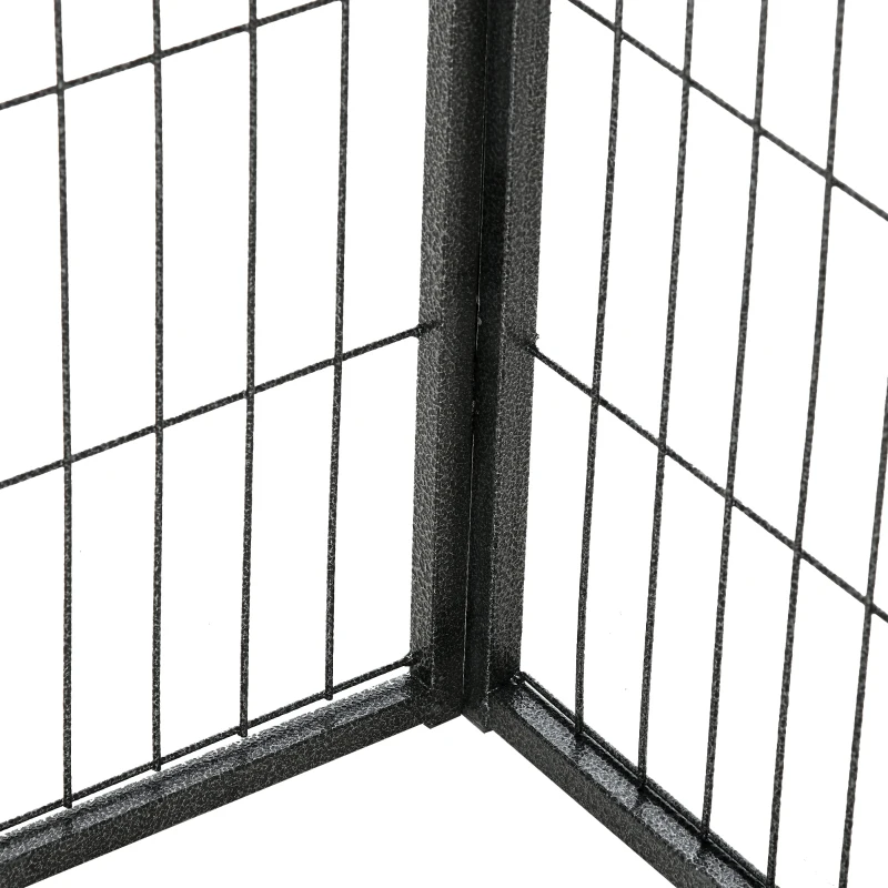 PawHut 12 Panels Heavy Duty Puppy Playpen, for Small Dogs, Indoor and Outdoor Use - Silver