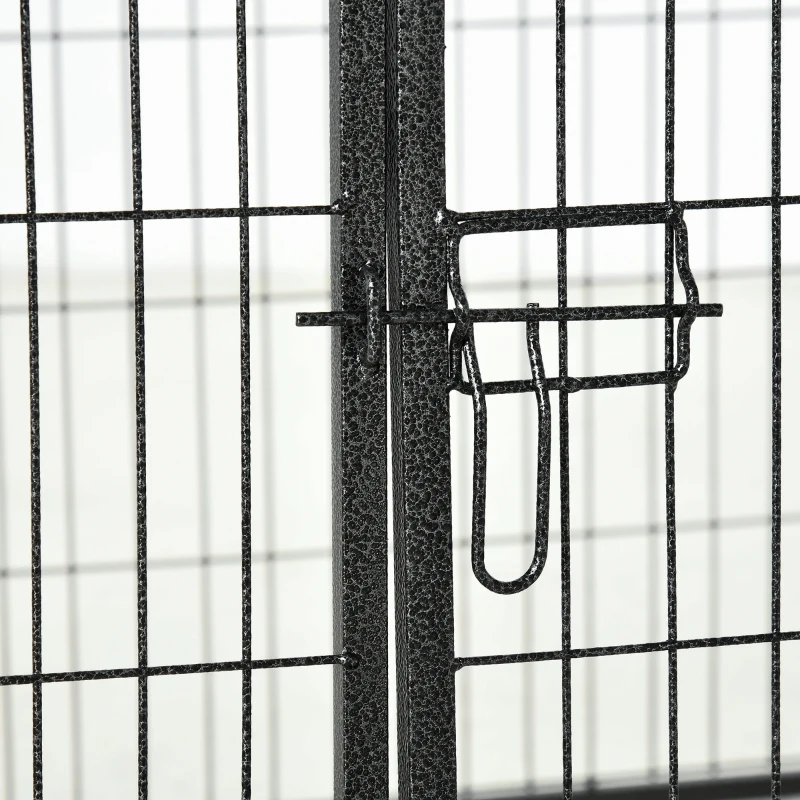 PawHut 12 Panels Heavy Duty Puppy Playpen, for Small Dogs, Indoor and Outdoor Use - Silver