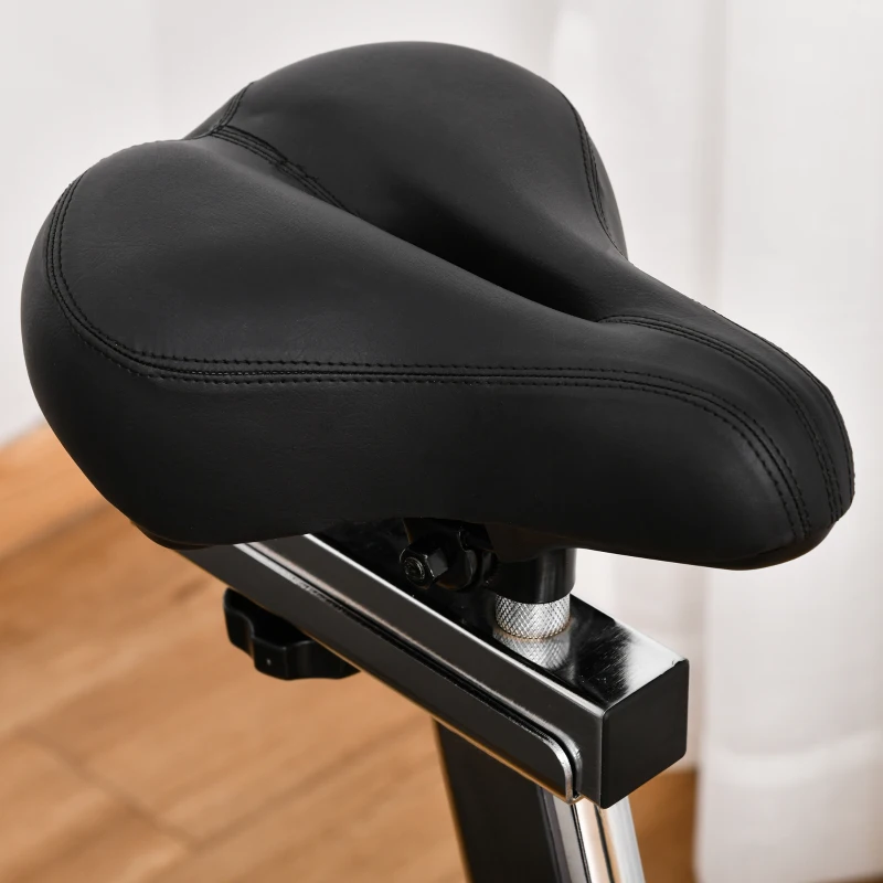 Trenażer rowerowy domowy rower treningowy bezstopniowy z wyświetlaczem LCD i kołem zamachowym 13 kg stal
