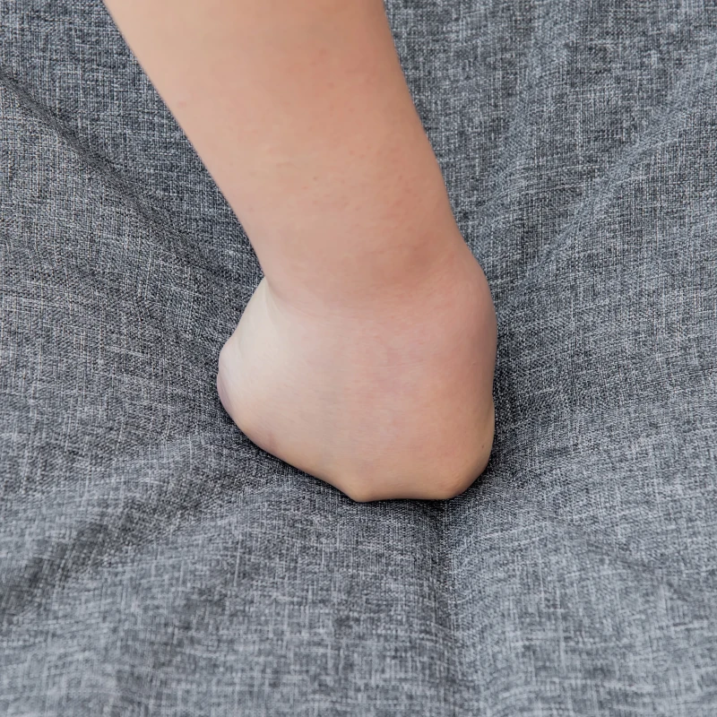 Outsunny Salon de Gradina din Ratan Gri Set Mobilier de Exterior 4 Buc