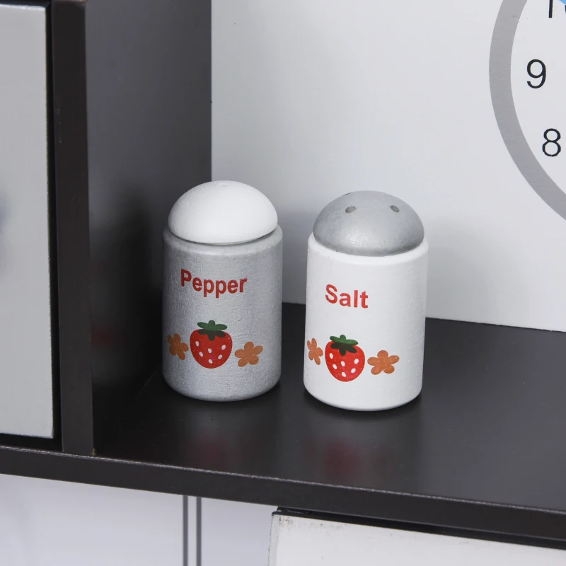 HOMCOM bucatarie de jucarie cu accesorii, 86x64x84,5cm