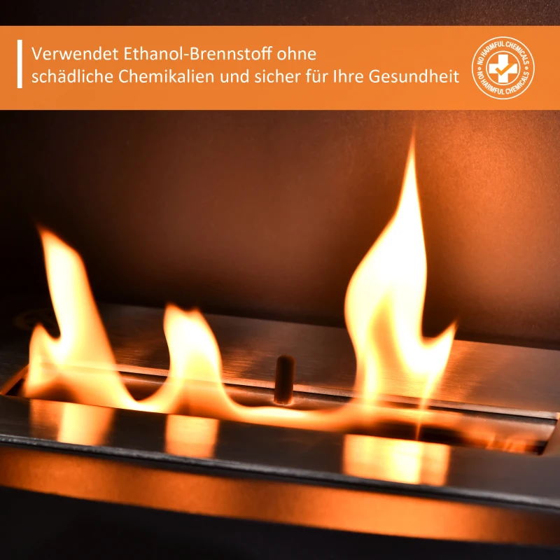HOMCOM ethanol haard bio-46.5 cm x 53 cm x 65 cm(m-4)