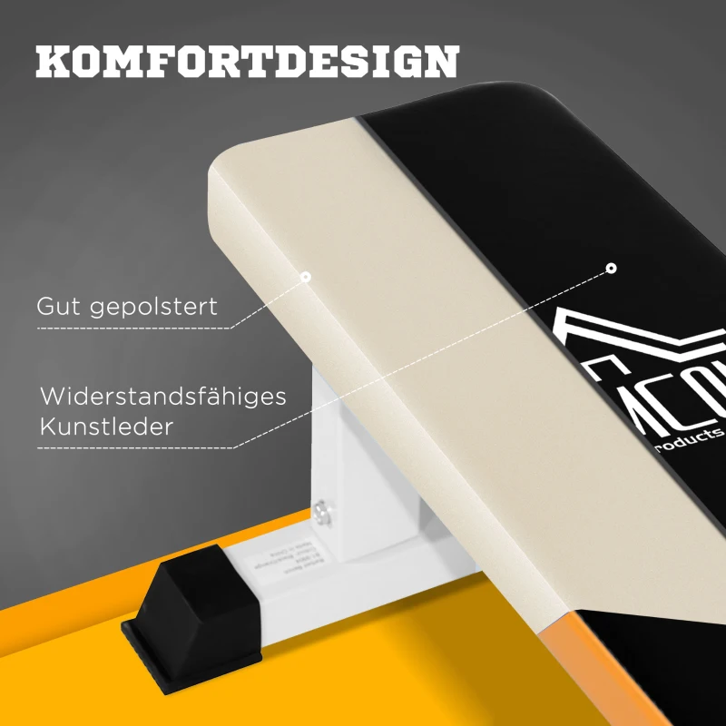 Wszechstronna Ławka Treningowa HOMCOM do Domu: Ćwicz Klatkę, Ramiona i Plecy