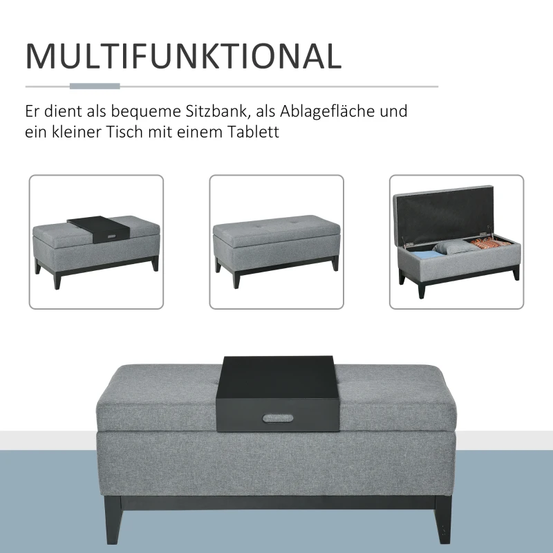 HOMCOM bank 107 cm x 50 cm x 44 cm(m-6)