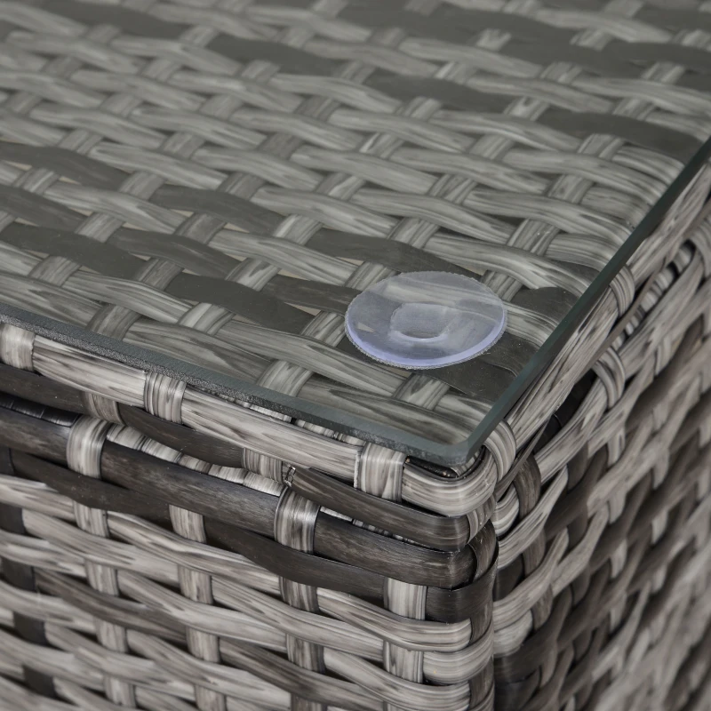 Outsunny stolik ogrodowy, 85 cm x 50 cm x 39 cm