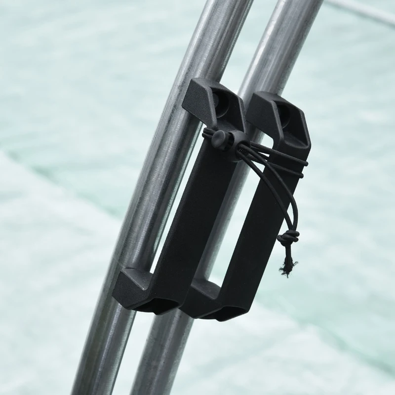 Outsunny Foliengewächshaus begehbares Gewächshaus 570 x 292 x 195 cm Gartentunnel Folientunnel Tunnelgewächshaus Treibhaus Garten Metall Weiß