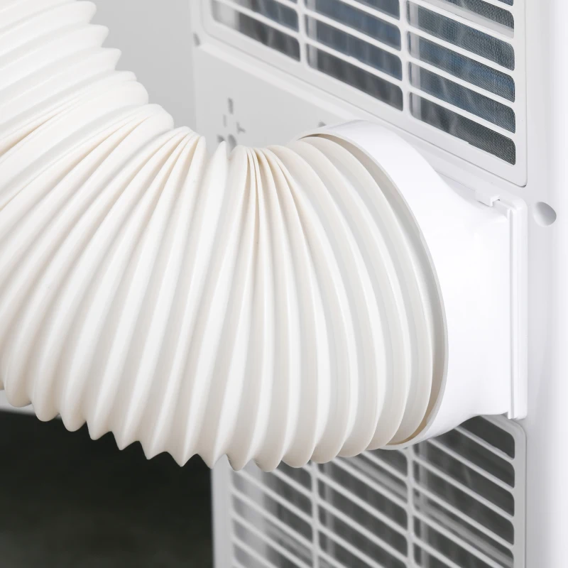 HOMCOM Conditionator portabil si Dezumidificator cu Telecomanda Timer 24H, 2 Viteze