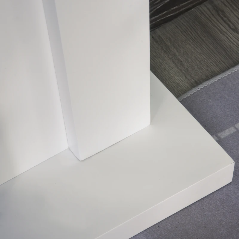 HOMCOM Lareira Elétrica com 2 Configurações de Aquecimento Temporizador e Efeito de Chama Realista 102x30x95cm Branco e Preto