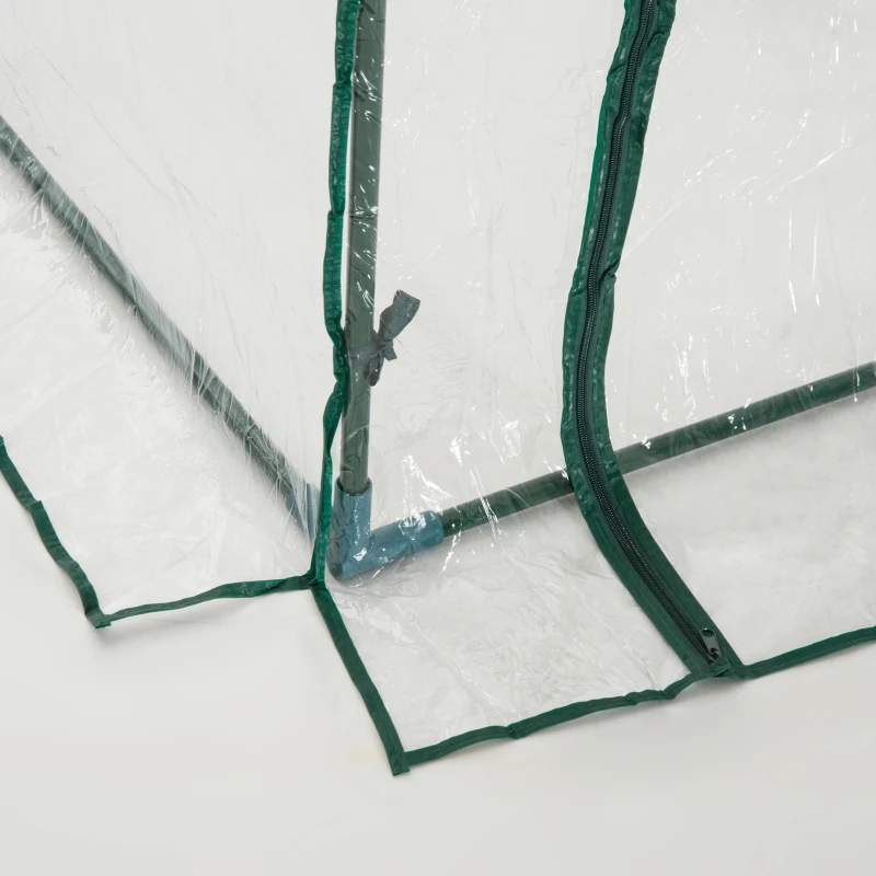 Outsunny PVC Transparent Greenhouse, Steel Frame, L size