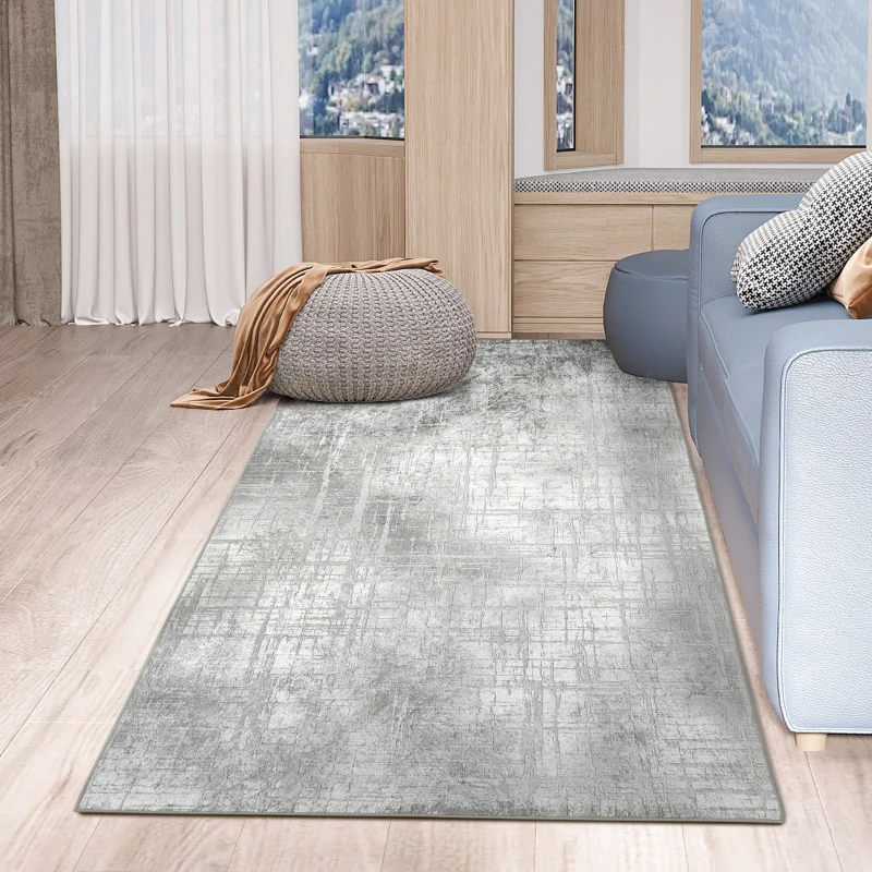HOMCOM Grey Rug, Modern Abstract Area Rugs, Decorative Carpet for Living Room, Bedroom, Dining Room, 230 x 160cm