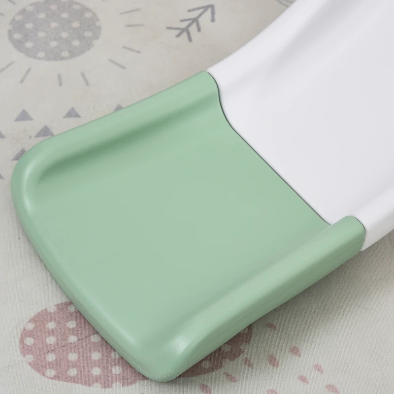 HOMCOM Kids Slide with Basketball Hoop Toddler Climber Freestanding Slider Playset