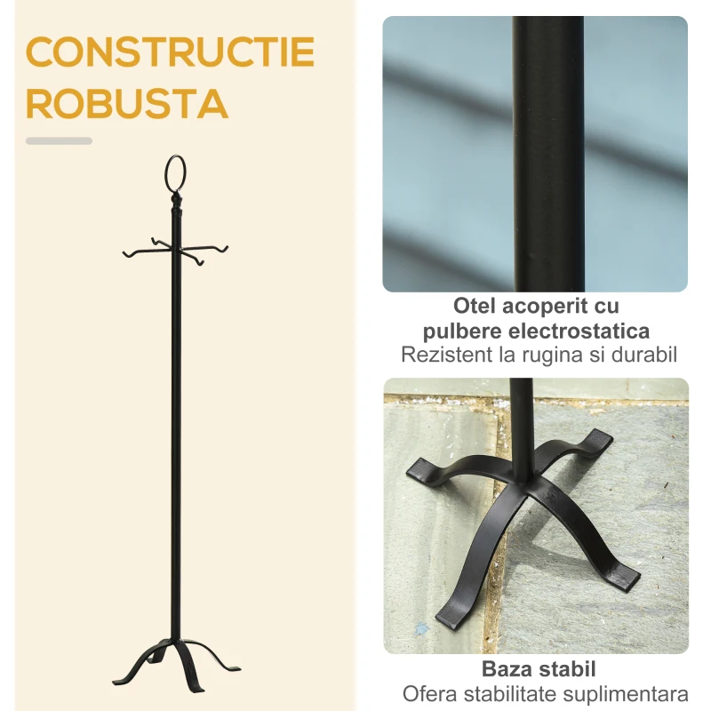 Outsunny Set 5 Accesorii pentru Semine cu Vatrai Cleste Lopata Matura