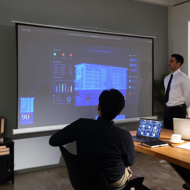 HOMCOM ecran de proiectie 120 inch, format 4:3