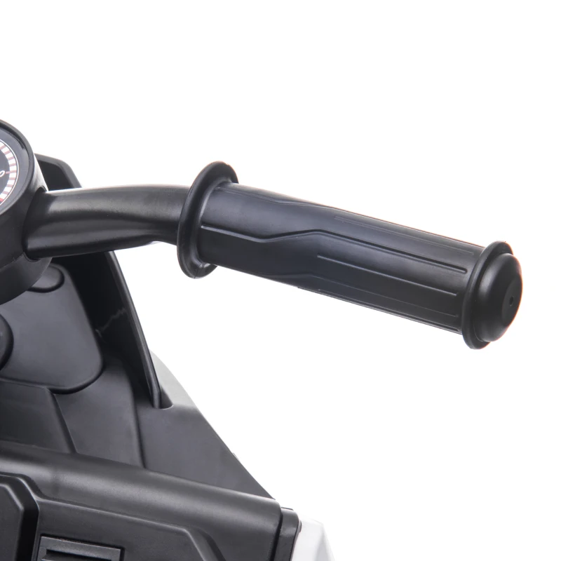 HOMCOM motocicleta electrica pentru copii 6V, alba