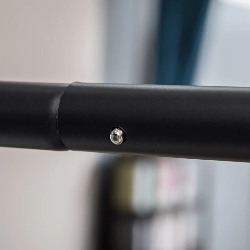 HOMCOM Aparat de antrenament Pliabil pentru Usi 75-95 cm , Otel, Negru