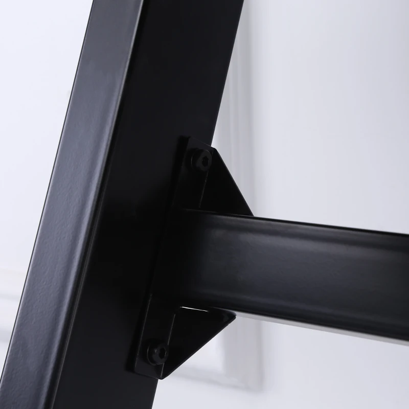 HOMCOM Gaming-Tisch Spieltisch mit LED-Licht Schreibtisch mit Kopfhörerhaken  Getränkehalterung Computertisch MDF Metall ABS Schwarz 120 x 60 x 73 cm