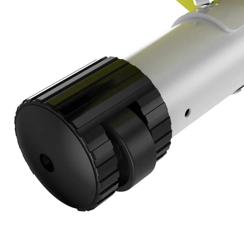HOMCOM Cyclette Magnetica Pliabila, cu Inaltime si Intensitate Reglabile, Ecran LCD, Galbena(m-8)