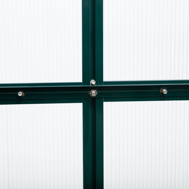 Outsunny 10ft x 6ft Aluminium frame Walk-in Greenhouse(m-8)