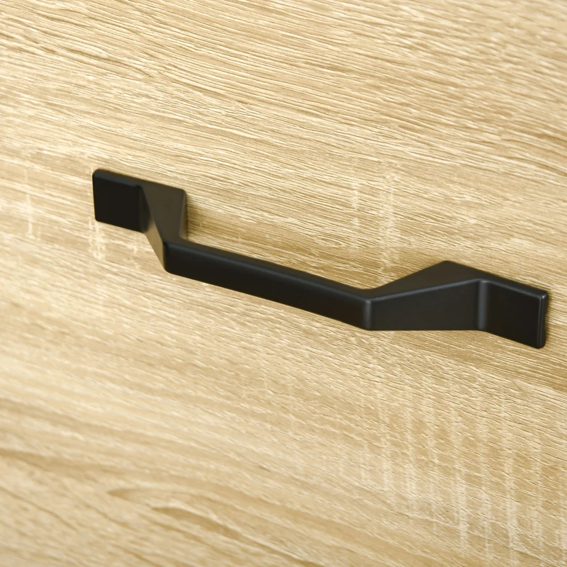 Vinsetto Mobile Multiuso per Ufficio Porta Stampante con 5 Ruote e Ripiano Regolabile, 77x40x73cm - Legno