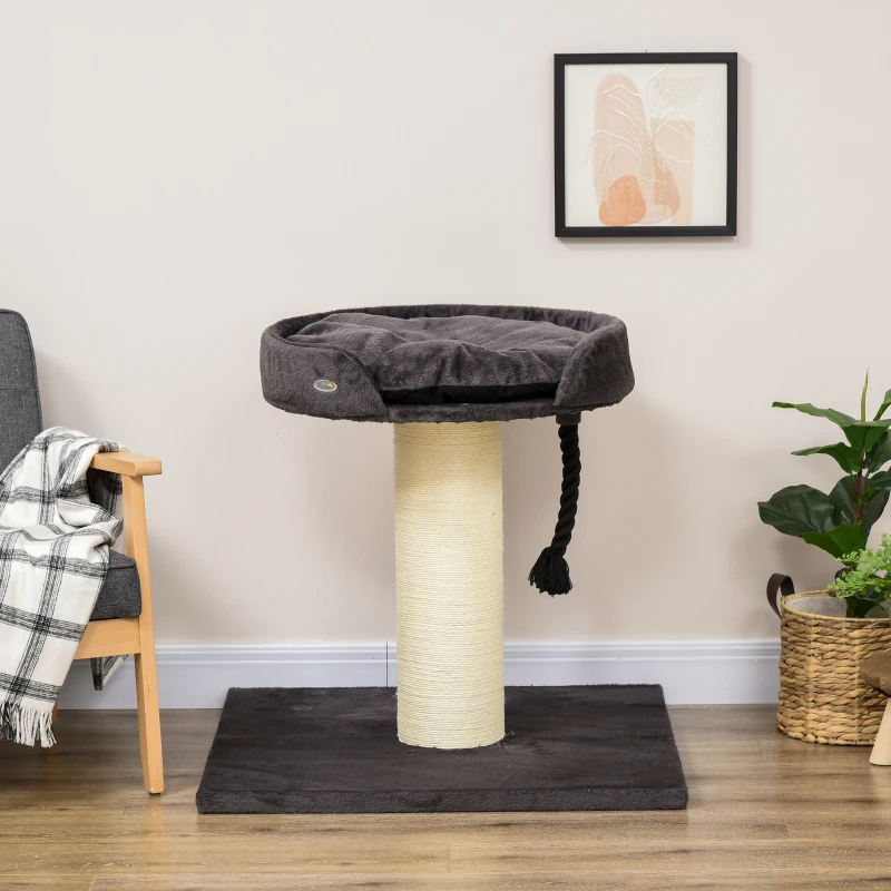 PawHut stevige krabpaal voor grote katten, kattenboom met kattenbed, XXL