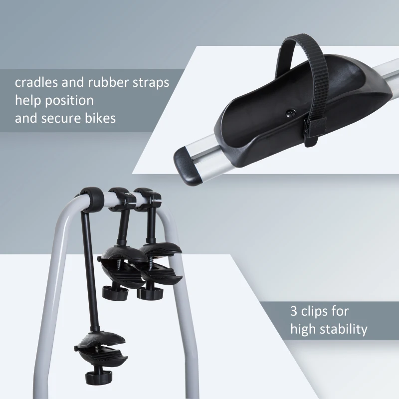 HOMCOM Bike Rack Bicycle Carrier Rear Rack