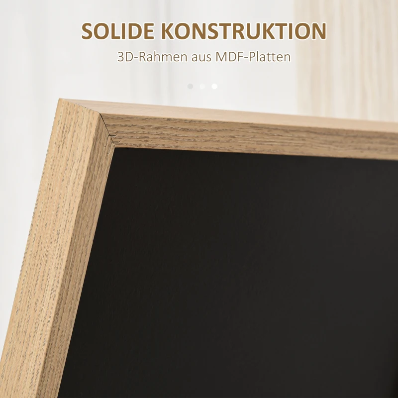 HOMCOM Lusterko stojące w całości, 40 cm x 150 cm, Natur