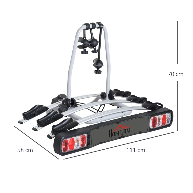 HOMCOM Bike Rack Bicycle Carrier Rear Rack