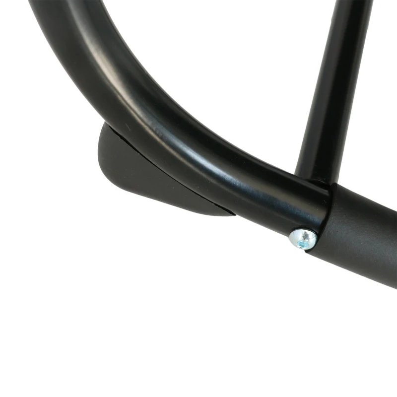 Outsunny Sdraio da Giardino Zero Gravity, Sedia a Dondolo con Cuscino e Tessuto Traspirante, 105x62x88cm, Nera