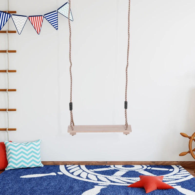 Outsunny leagan de gradina pentru copii, 40x16x120cm, lemn