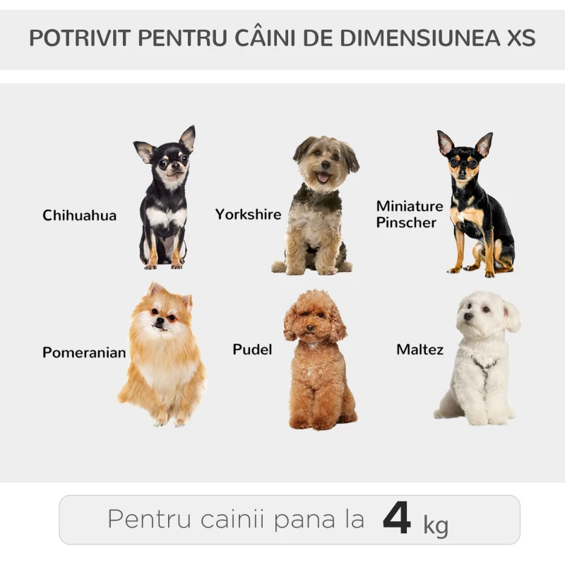 PawHut Rucsac pliabil cu hublou Pentru Animale Mici 38 x 24 x 38 cm, Negru/Rosu