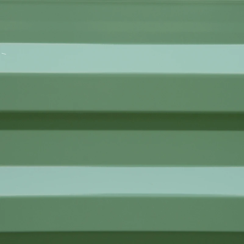 Outsunny Set 2 Paturi de Gradina Înălțate din Oțel, Jardinieră de Grădină pentru Plante, Legume și Arbuști, 100x100 cm, Verde