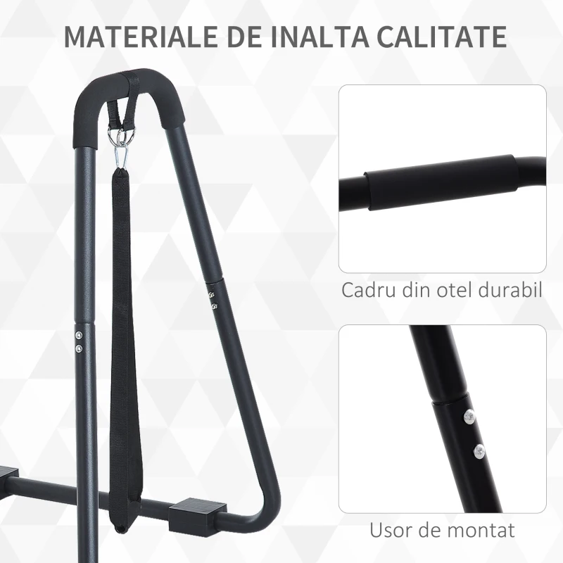 HOMCOM statie de scufundare pentru exercitii, 90x81x96,5cm