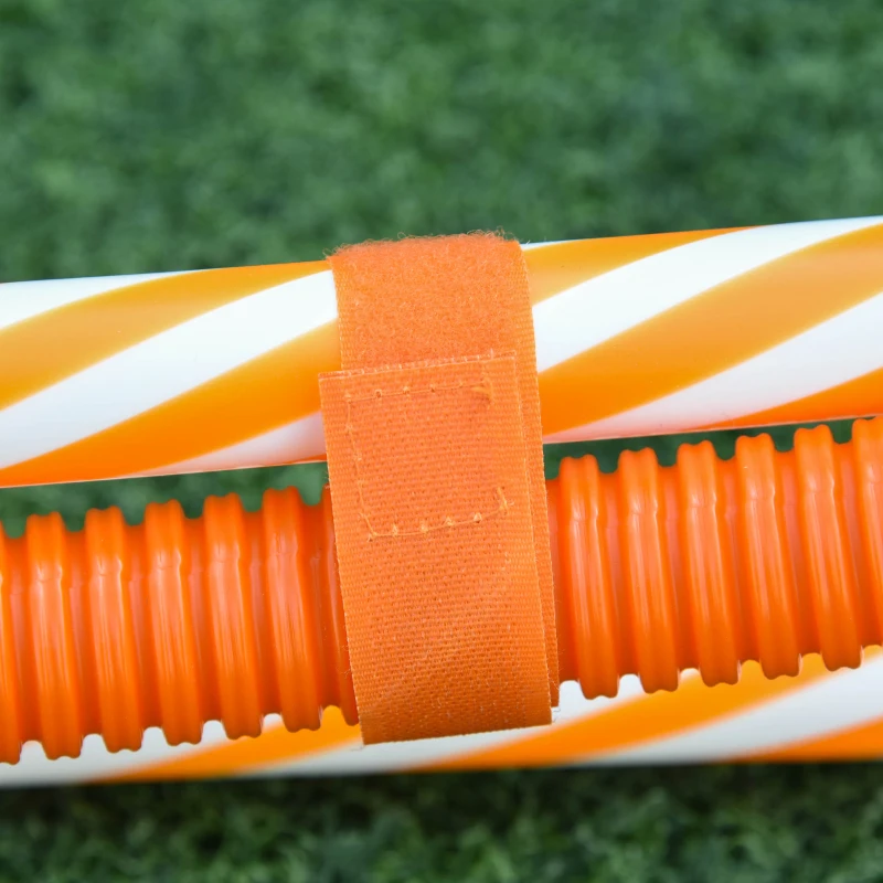 PawHut Set antrenament pentru caini, Poliester, Portocaliu/Alb