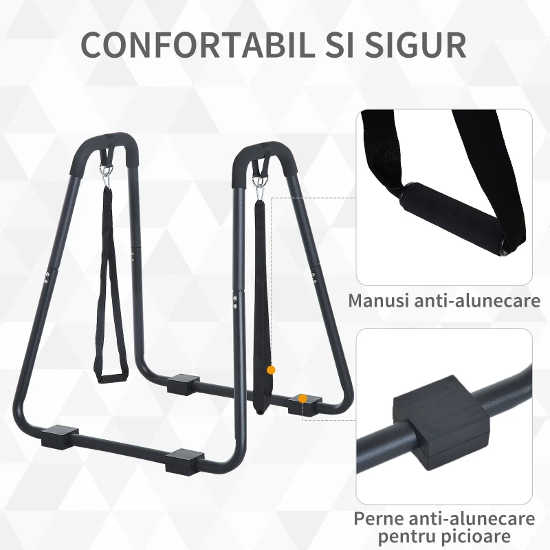 HOMCOM statie de scufundare pentru exercitii, 90x81x96,5cm