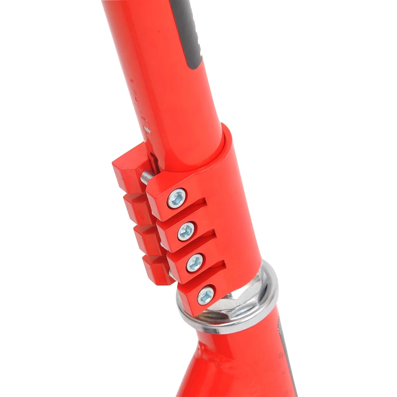 HOMCOM Trotineta pentru Adulti din Aluminiu cu Maner Ergonomic Rosie