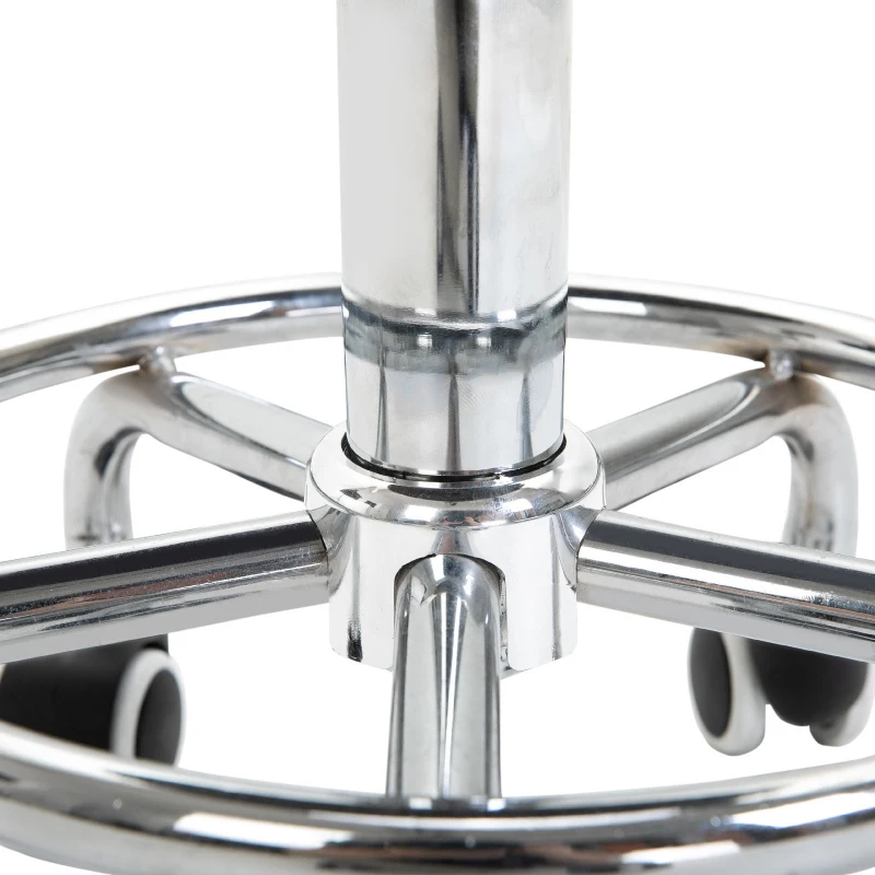 Vinsetto PU Leather Height Adjustable Swivel Salon Stool Black