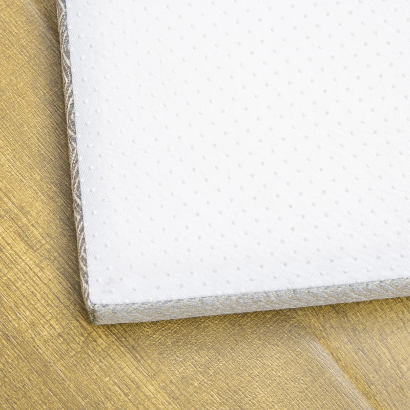 PawHut Casetta per Gatti a 2 Livelli con Cuscini Rimovibili e Guide di Sicurezza, 48x38x47 cm