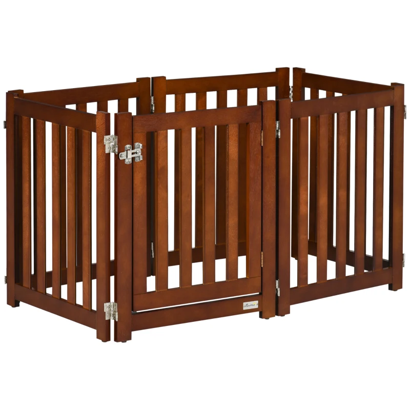 PawHut Tarc cu 6 panouri pentru animale de companie pentru caini de dimensiuni XS S, pliabil cu blocare, pentru utilizare in interior