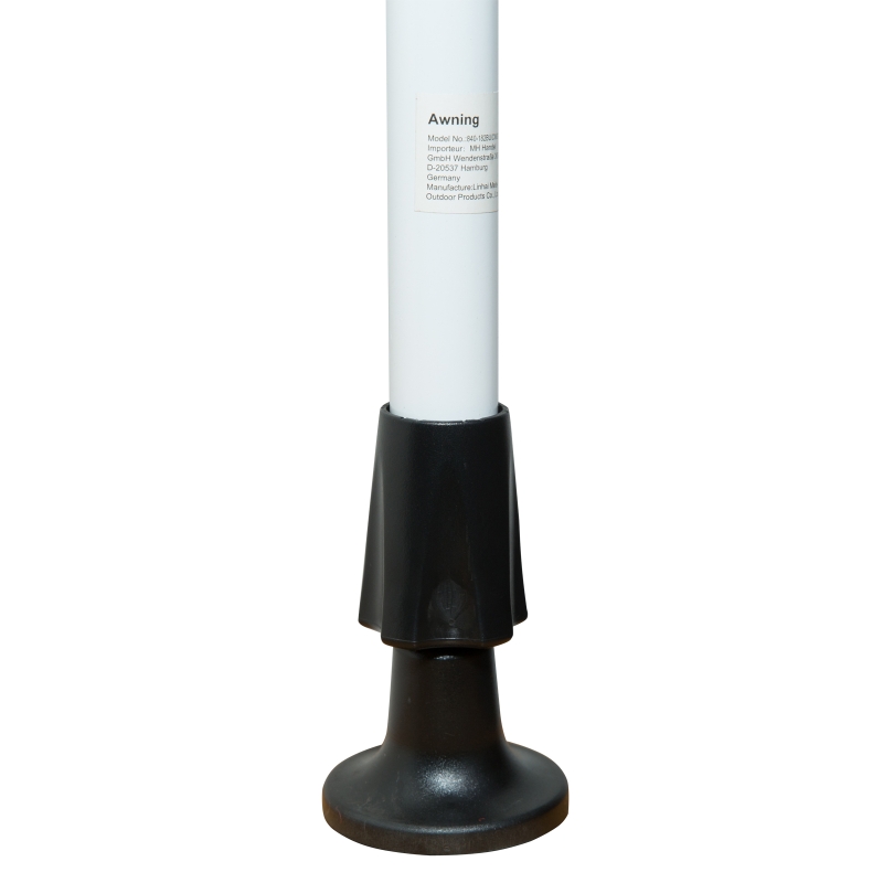 Outsunny Copertina pentru soare pentru exterior tip rulou cu manivela, inaltime si unghi reglabil, 200x150cm, albastru