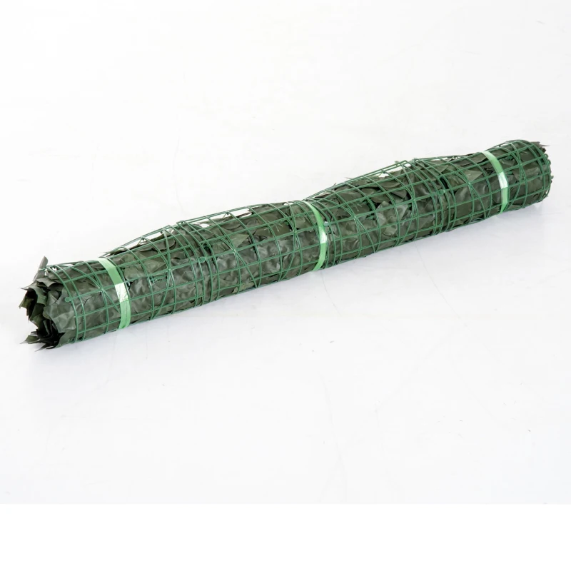 Outsunny Rulou Artificial de Gard Viu din PE, Anti-UV, 300x100 cm, Frunze Verde inchis(m-11)