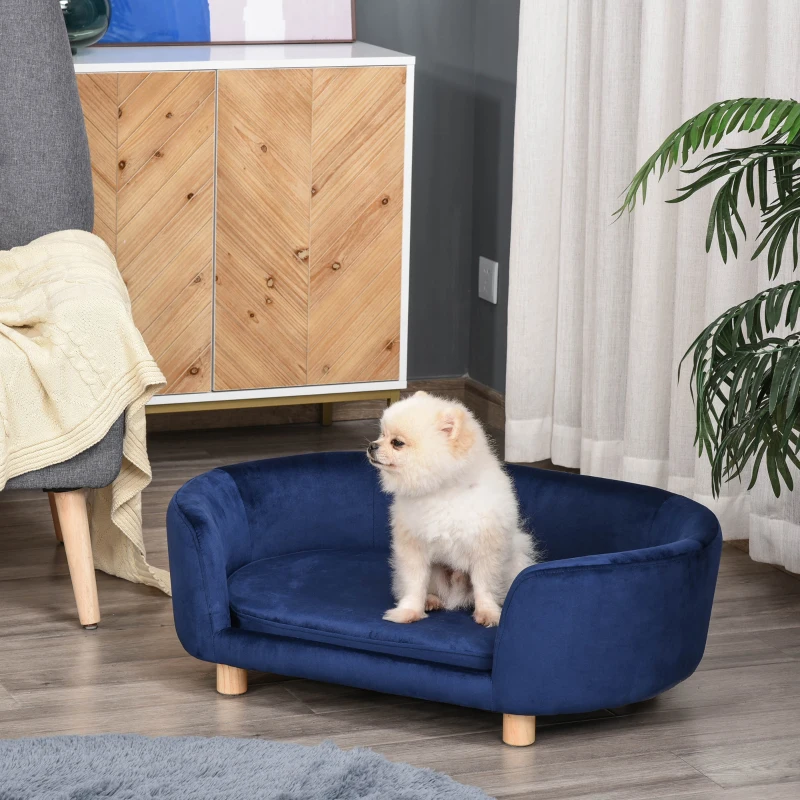 PawHut Culcus pentru Caini de Interior Canapea pentru Pisici Caini de Talie Mica Medie