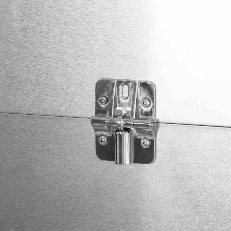 PawHut Porta Automatica Pollaio da 6V con Timer e Sensore di Luce, Alluminio e ABS, 30x30cm