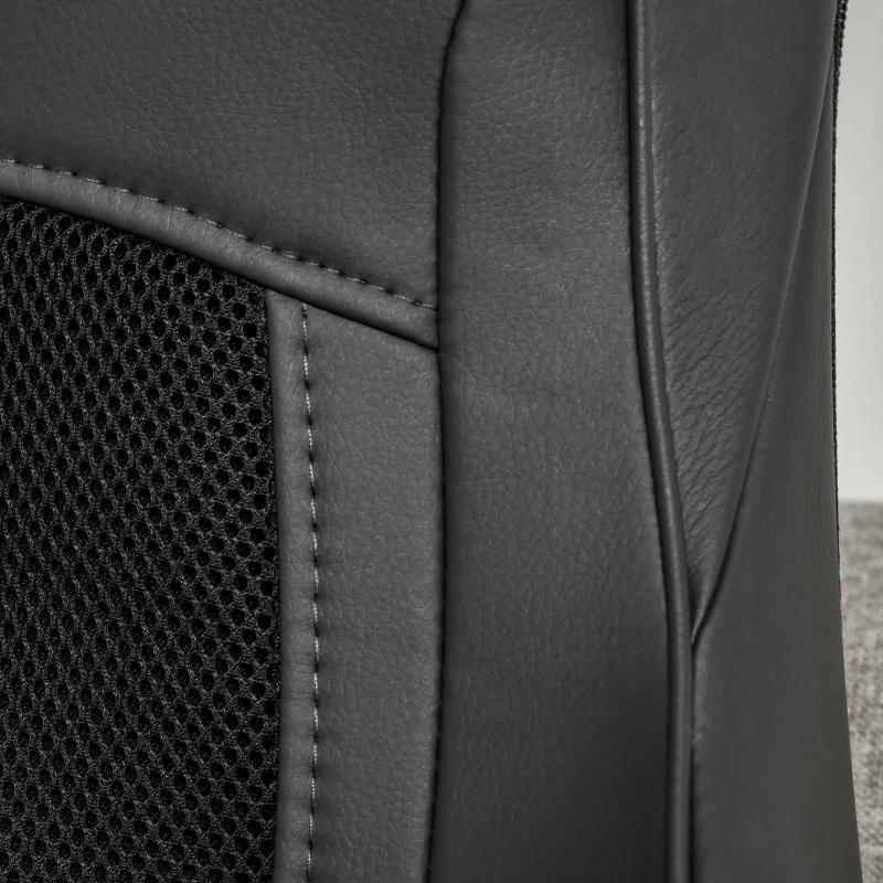 HOMCOM Homedics Chair Massager, Neck and Back Massager, with Deep Tissue Kneading, Compress, Heating, Remote, Black