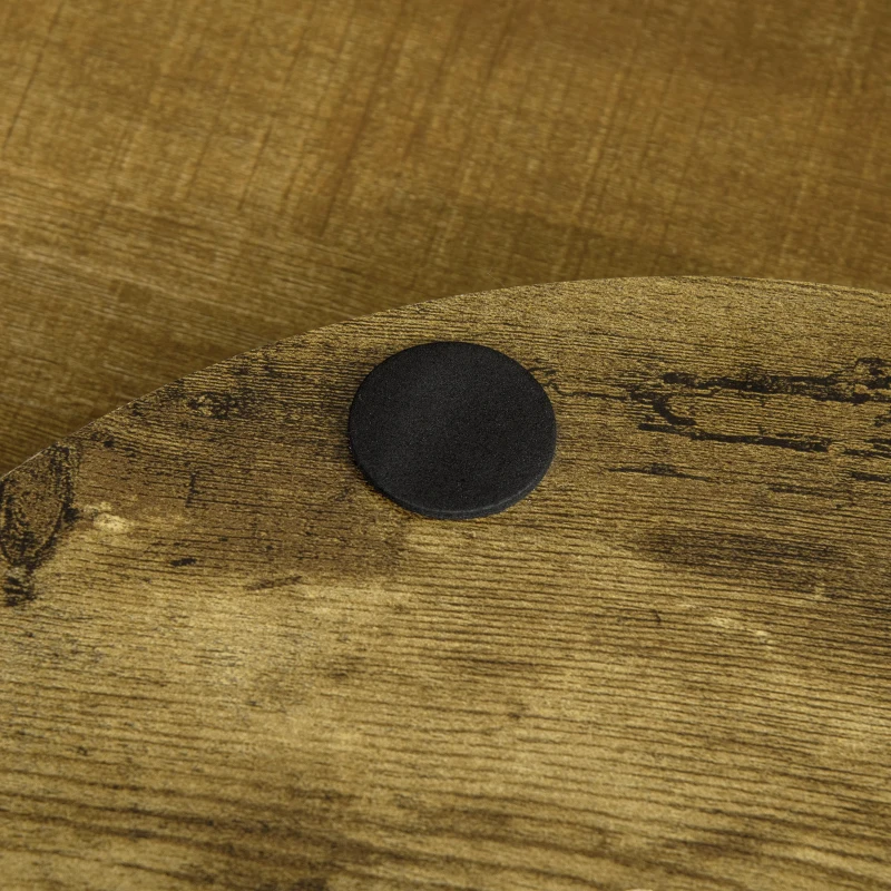 PawHut Kratzbrett z Zabawką, Mata do Drapania, Zabawka dla Kota, 40 cm x 40 cm x 4,5 cm, Naturalny