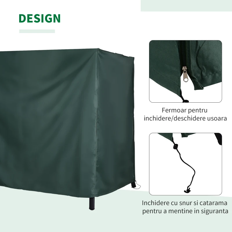 Outsunny Panza de Acoperire pentru Leagan din Tesut Oxford Impermeabil 180x124x164cm