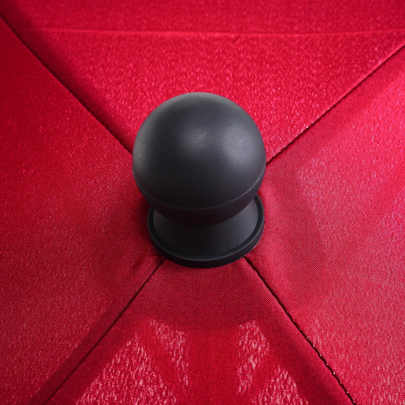 Outsunny Umbrela de Gradina Dreptunghiulara Reglabila in aluminiu, Rosu