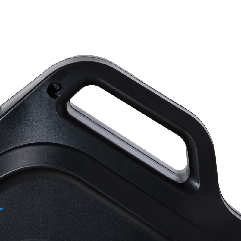 HOMCOM Mini Heimtrainer Beintrainer 5 Widerstandsstufen Mini Bike Pedaltrainer Trainingsrad Fahrradgerät mit LCD-Display verstellbar Stahl Schwarz+Blau 54 x 44 x 40 cm