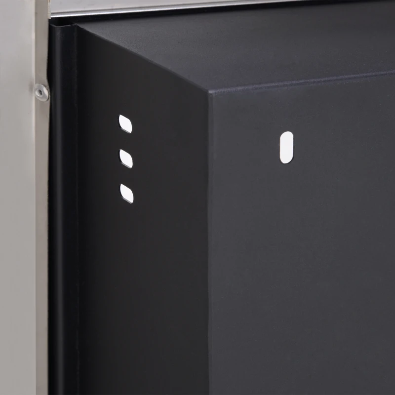 HOMCOM Wall Fireplace Ethanol Fireplace Ventless Real Flame 1.5L Burner