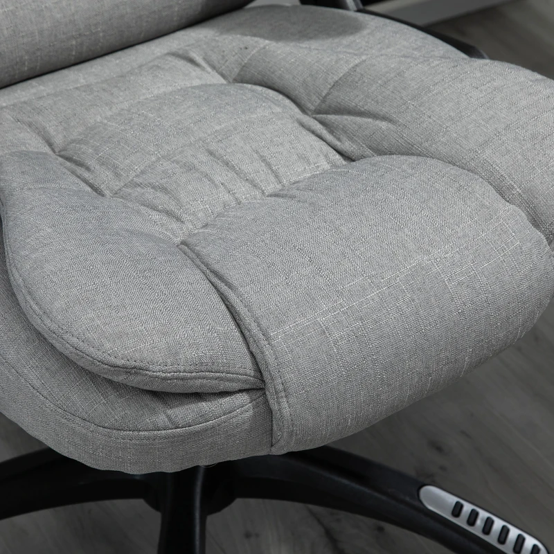 Vinsetto Reclining Heated Massage Office Chair Grey